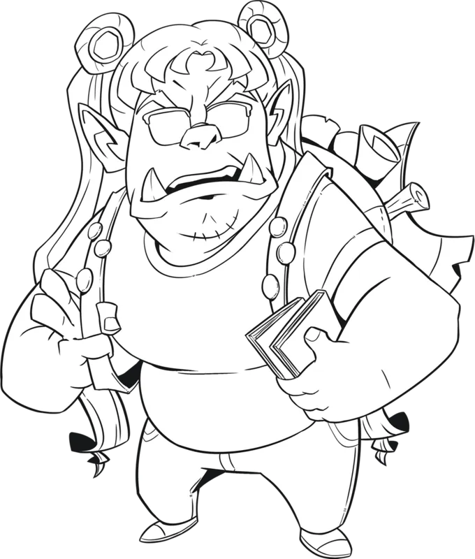 Otaku Ogre, inks