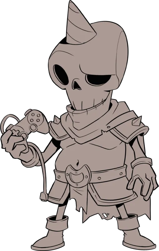 Stupid Skeleton, inks