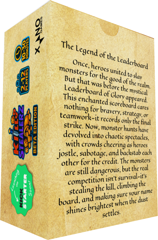 Kill Stealerz Game Box Back