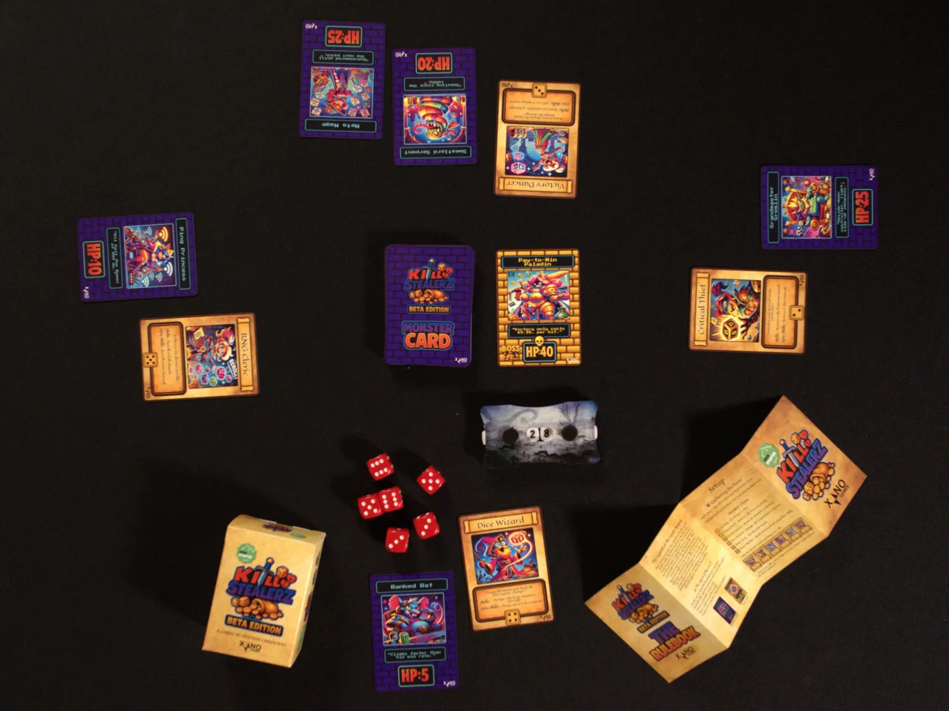 What's Included in Kill Stealerz Game Box